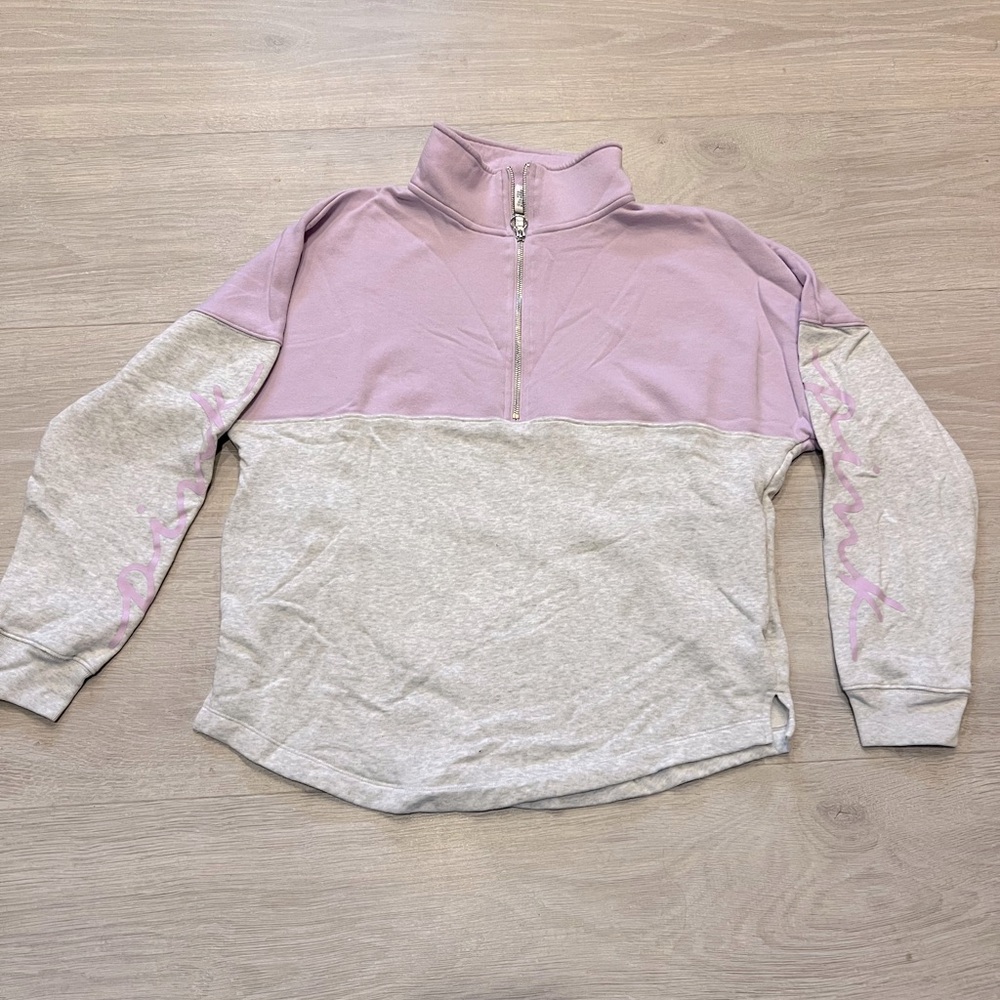 PINK Quarter Zip Pullover